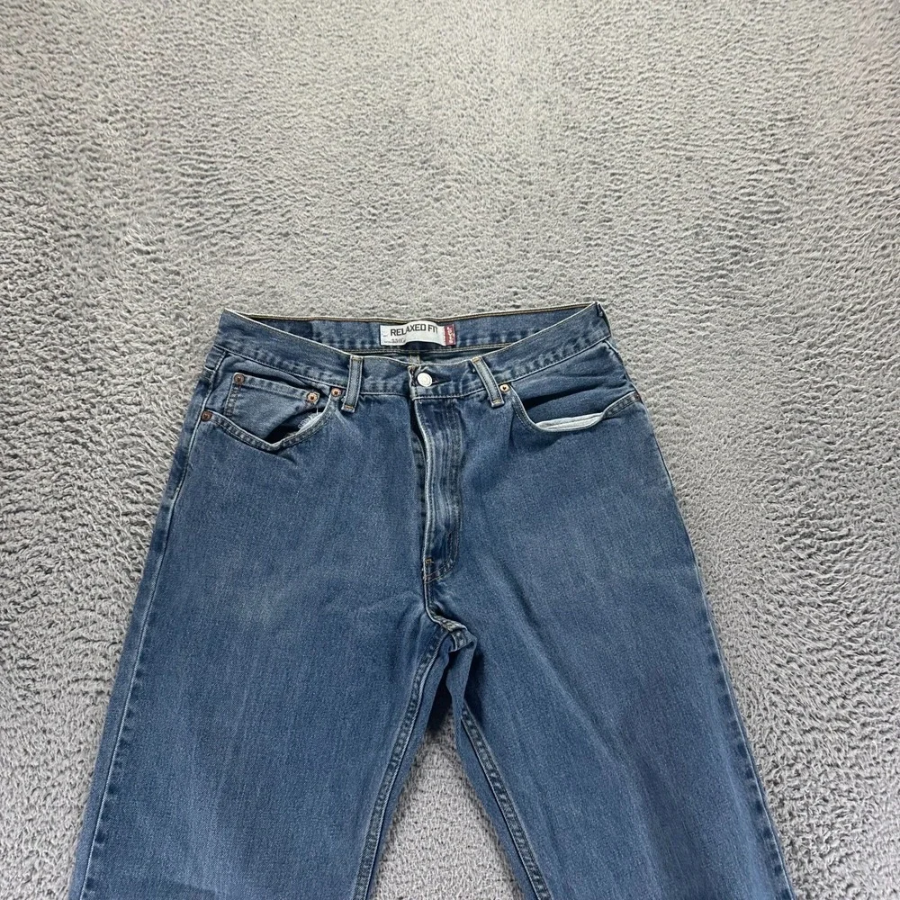 Vintage Levi's 550 Jeans Mens 34x34 Blue Cotton Denim Straight Relaxed Workwear